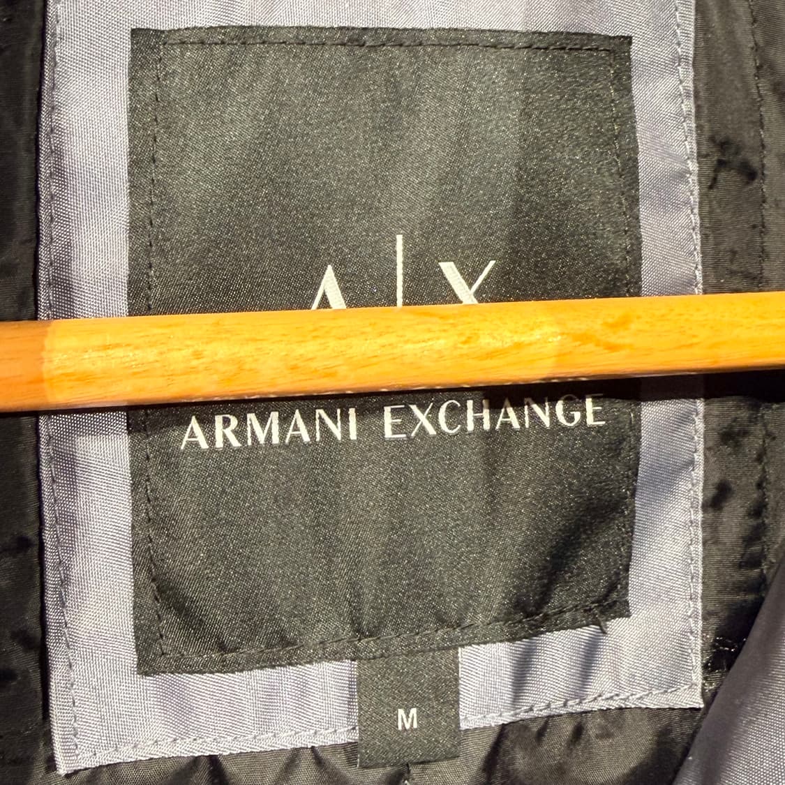 알마니 익스체인지 메탈릭 봄버 자켓 M 100 상품이미지3