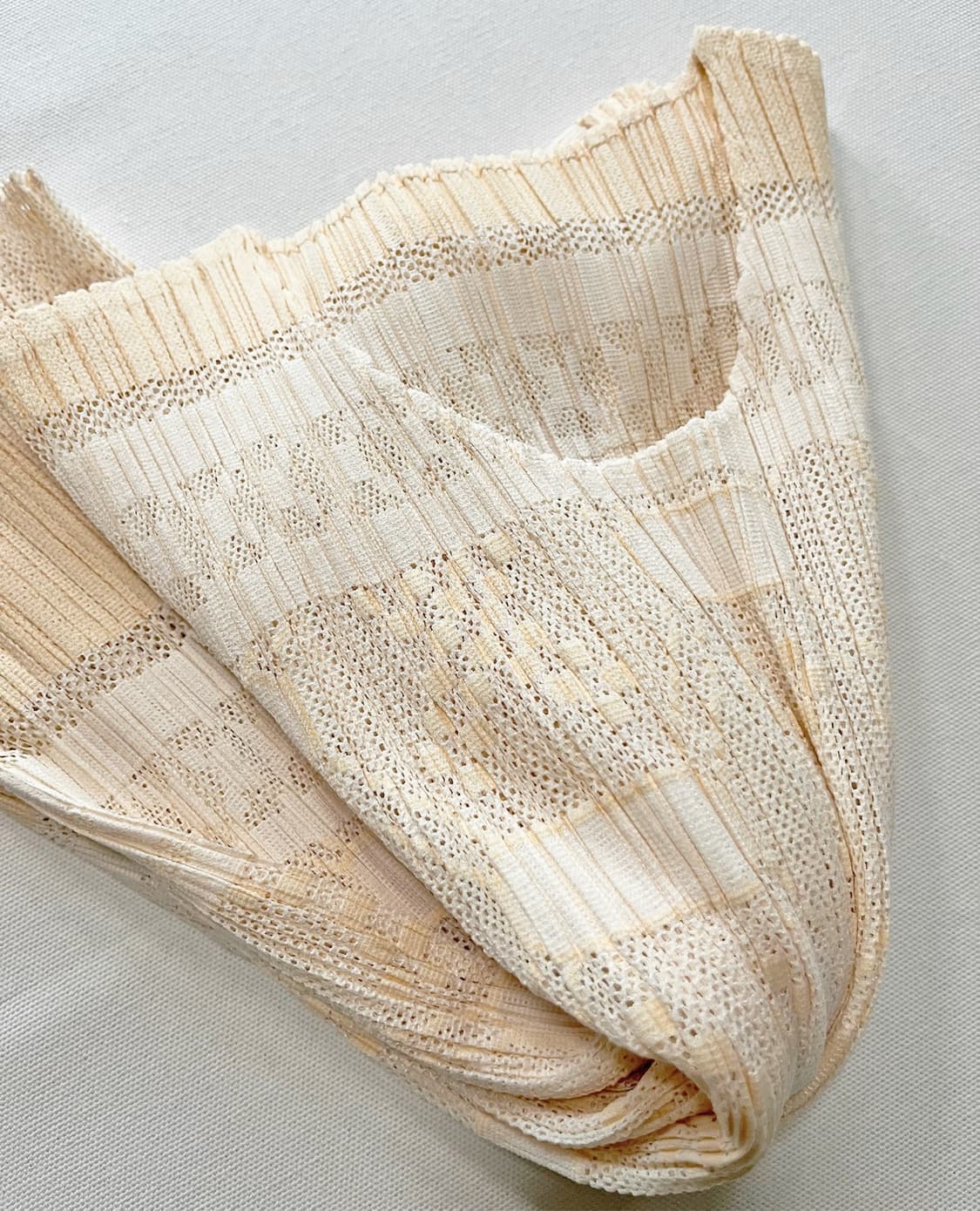 ISSEY MIYAKE PLEATS PLEASE ivory top 상품이미지3