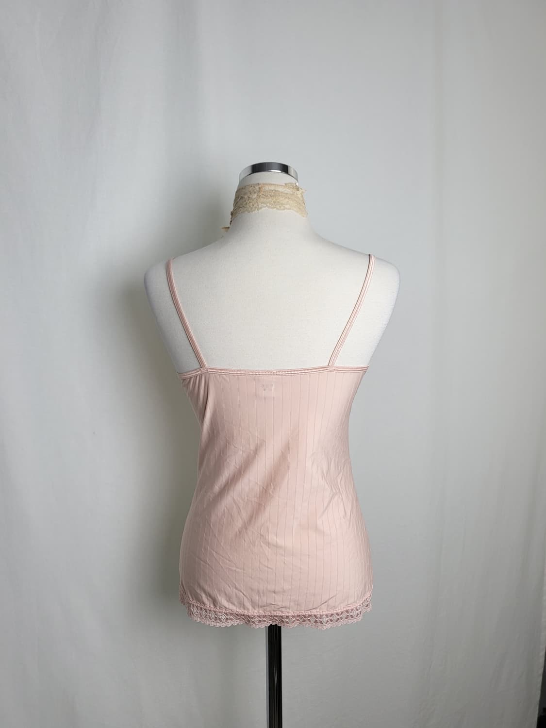 빈티지 더스티 핑크 슬립 캐미솔 상품이미지2