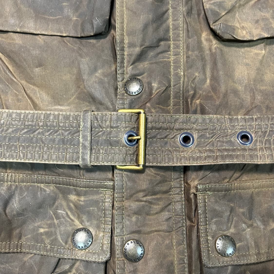 [S] 폴로 랄프로렌 벨티드 왁스 코팅 자켓 상품이미지7