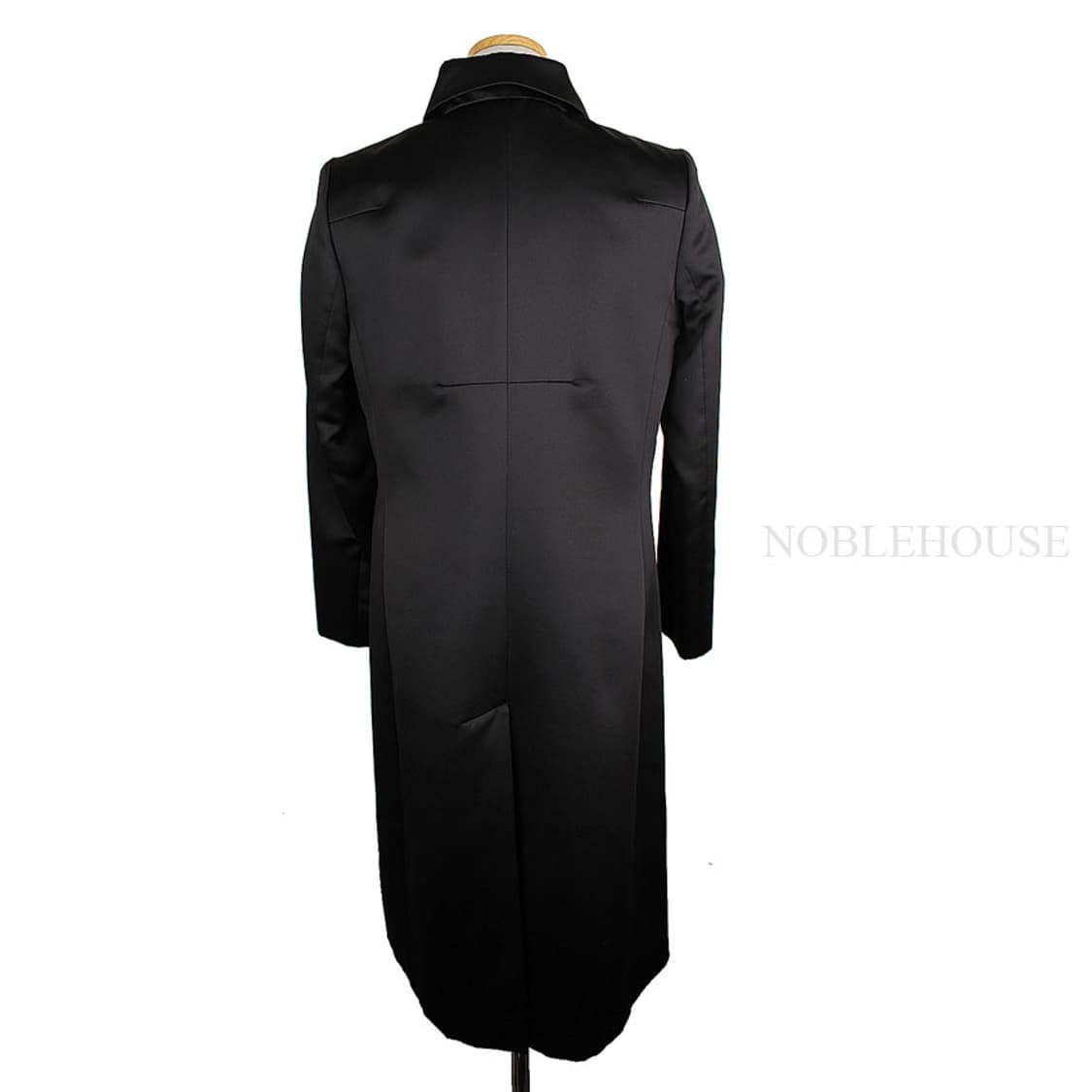 타하리 블랙 새틴 비즈장식 간절기 롱코트(6) 상품이미지3