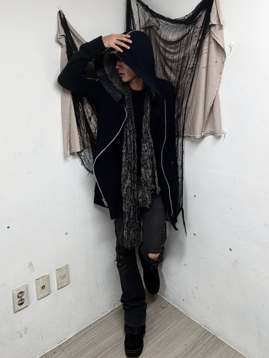 [Obelisk]2000s Archive Over-Zip Hoodie P 상품이미지4