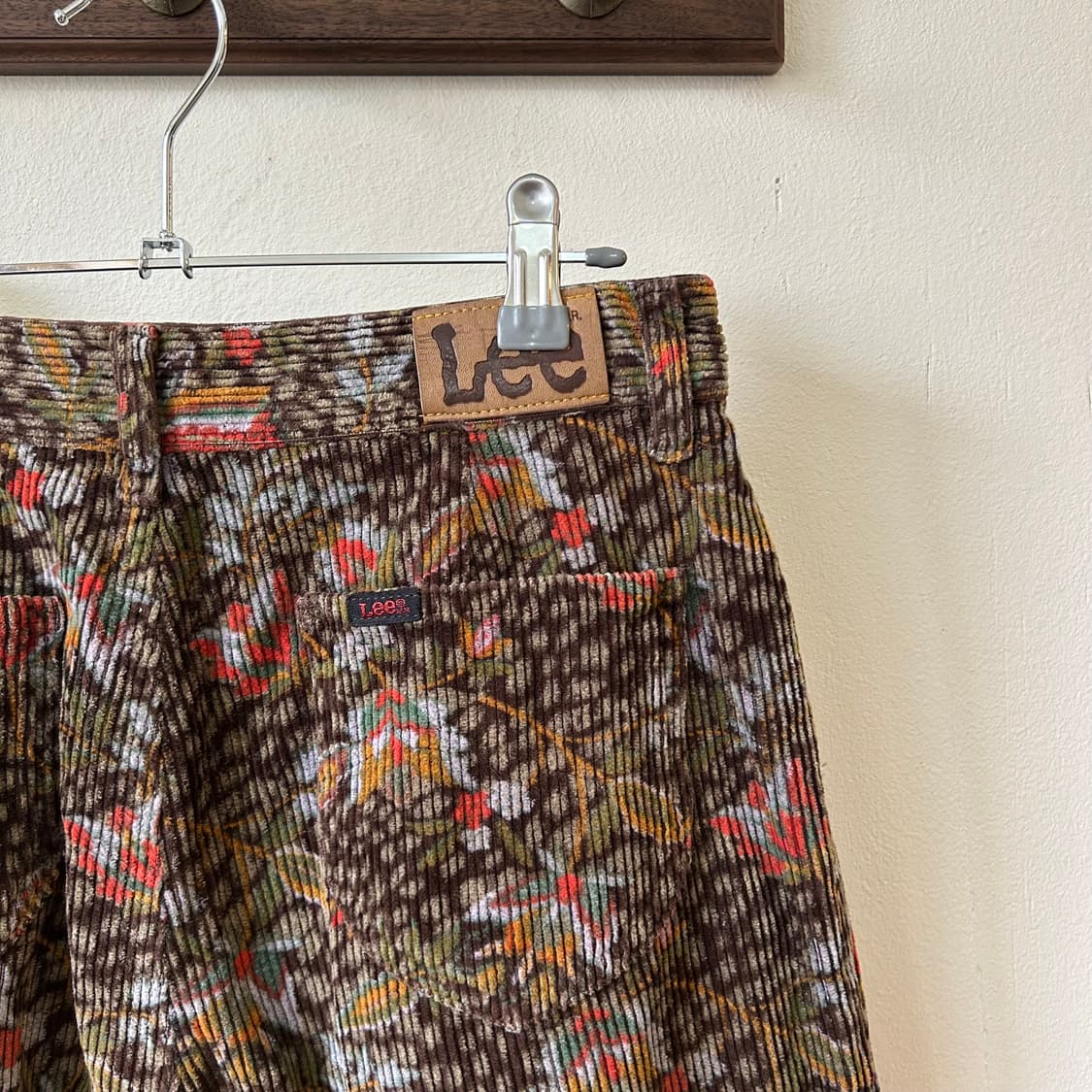 90s LEE 코듀로이 플라워 팬츠 상품이미지6