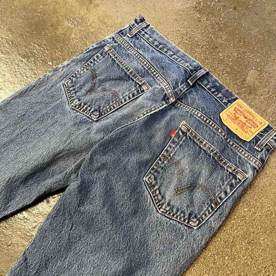 Levis517 리페어 데님 부츠컷 (34“) 상품이미지4