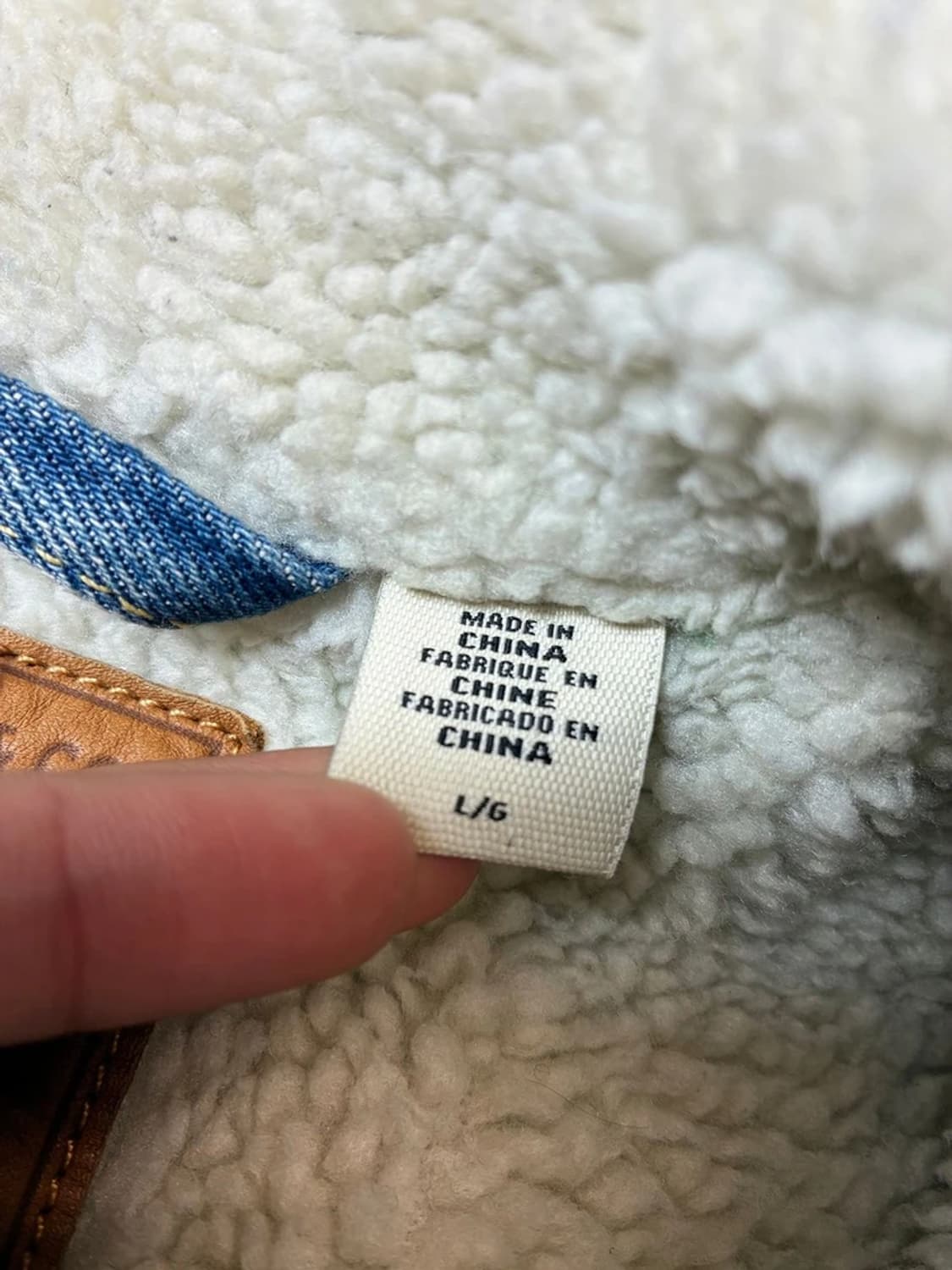 리바이스 00s 쉐르파 양털 데님 자켓 PN8839 상품이미지8