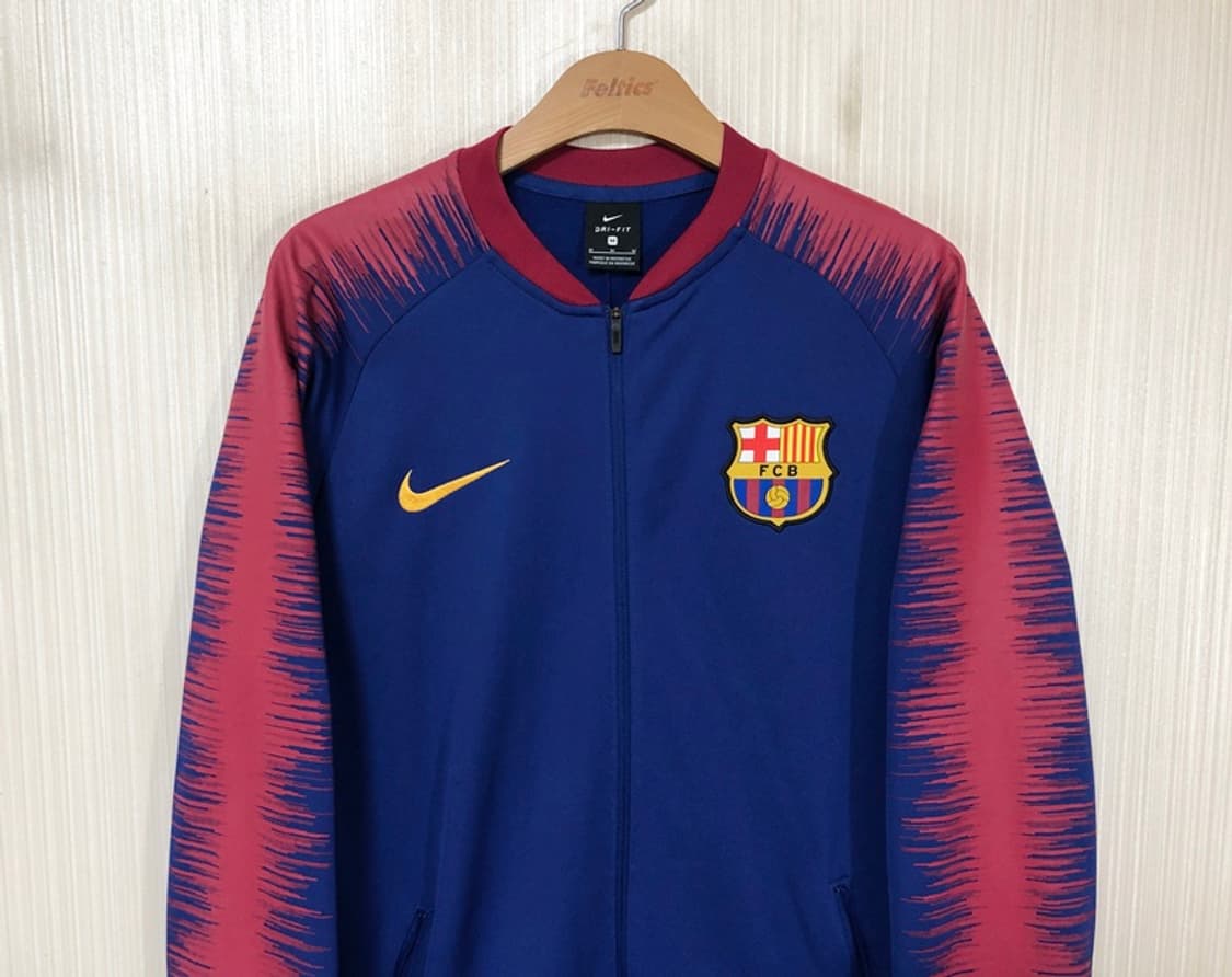 나이키 18-19 FC바르셀로나 어센틱 앤섬자켓 M(해외) 상품이미지2