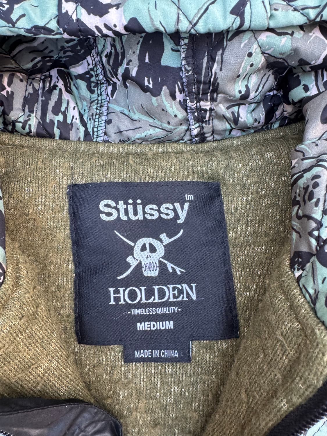 STUSSY 스투시 X 홀덴 카모 스노우 플리스 아노락 상품이미지4