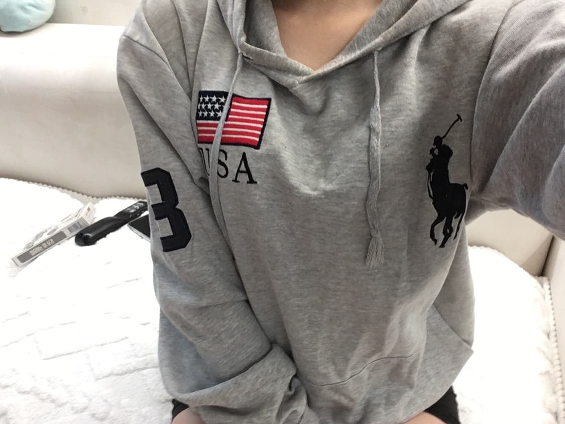 폴로 빅포니 성조기 후드티 상품이미지3