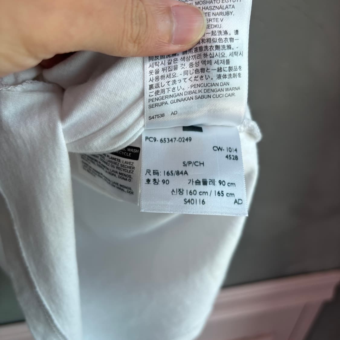 리바이스 빅로고 반팔 화이트 상품이미지3