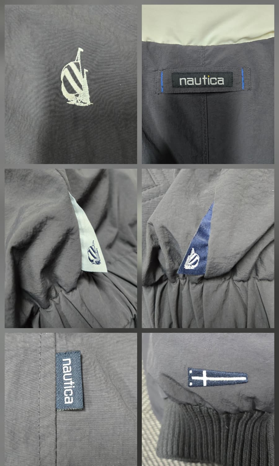 노티카 83플래그 요트 다운패딩 파카 차콜 상품이미지6