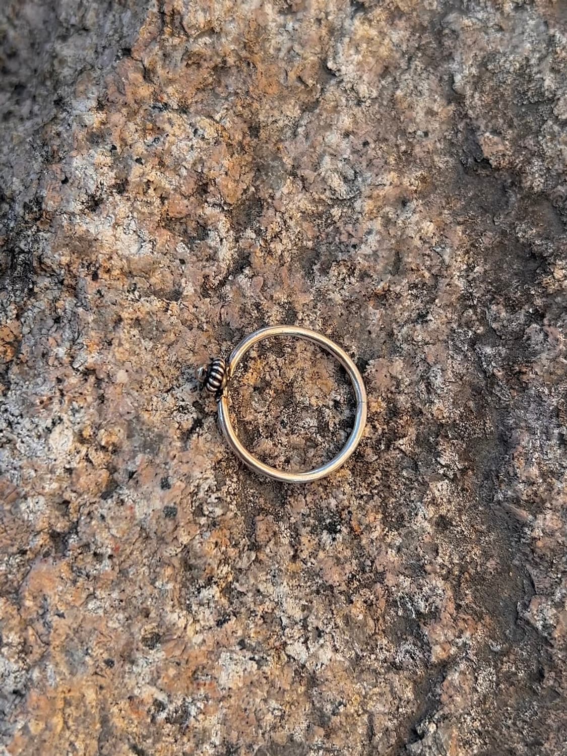 [Vintage] Flower round silver ring 상품이미지3