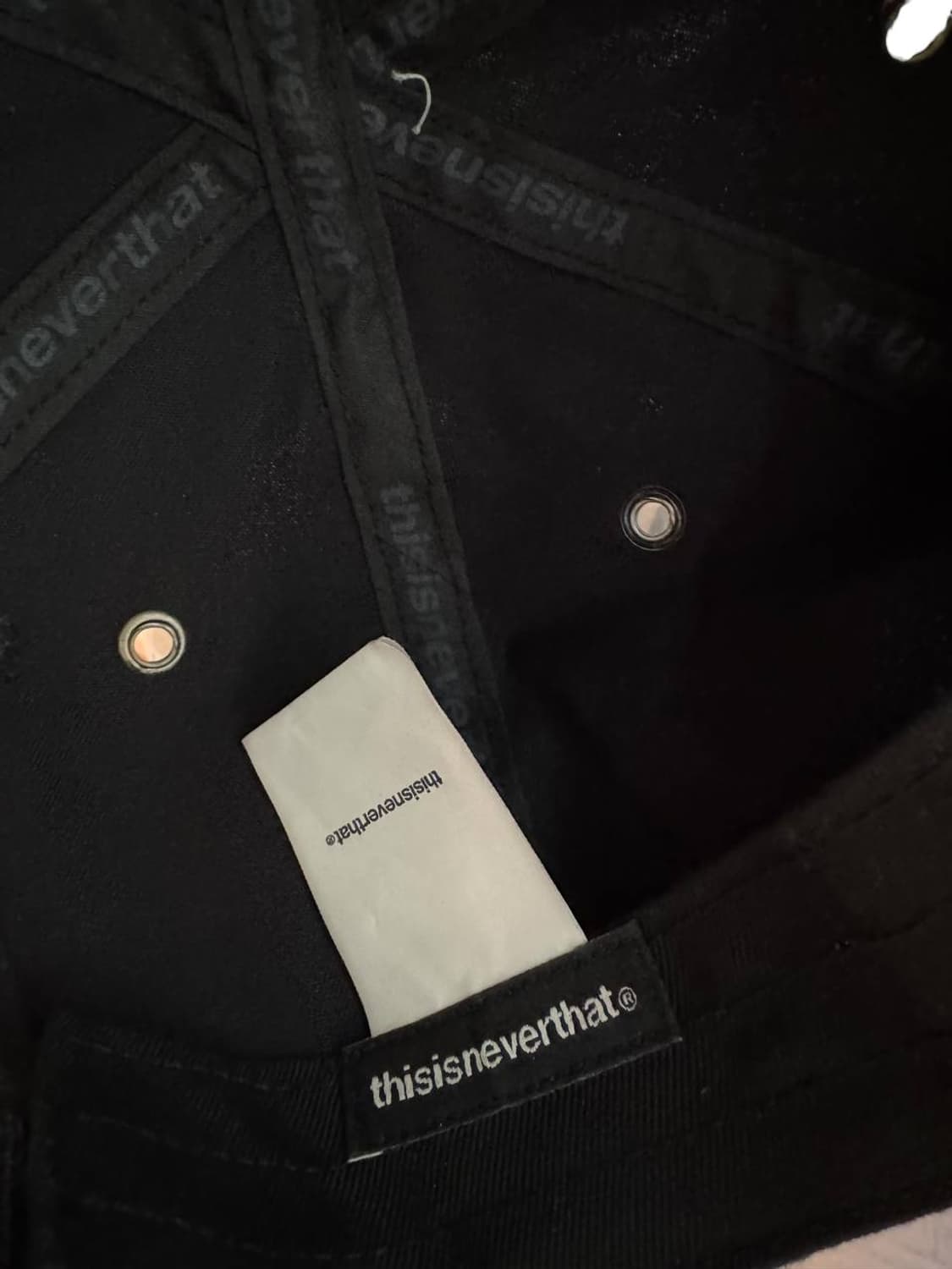 디스이즈네버댓 로고 캠프캡 상품이미지5