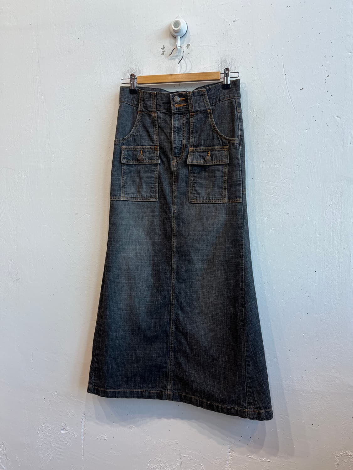 LA VIA DEL 포켓 데님 롱스커트 상품이미지1