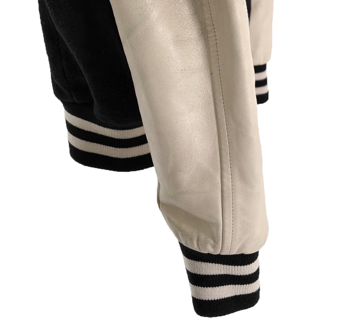 [50] 셀린느 남성 C로고 울 레더 클래식 텍스쳐드 테디 바시티 자켓 상품이미지8