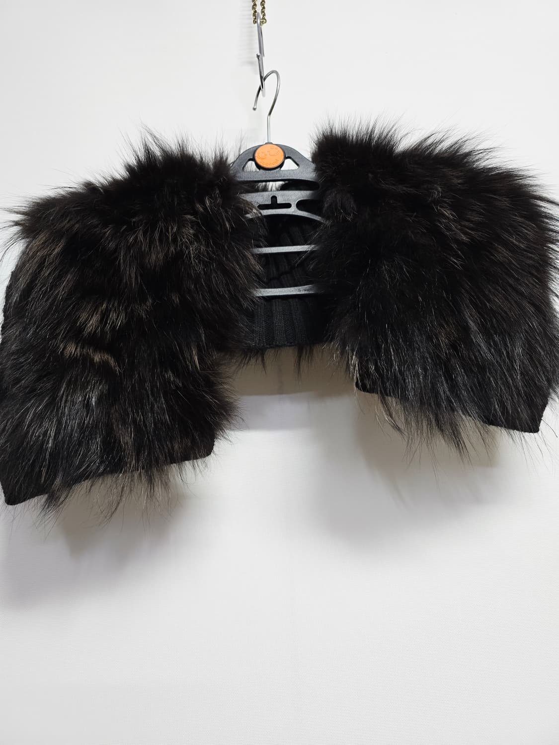 KL by lynn 갈색 니트 폭스 퍼 넥밴드 상품이미지2