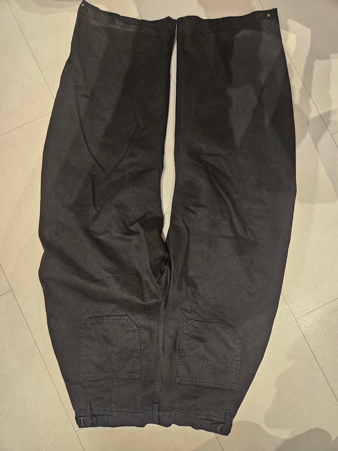 아르반 트리플 리프 커브드 팬츠 블랙 3사이즈 상품이미지5