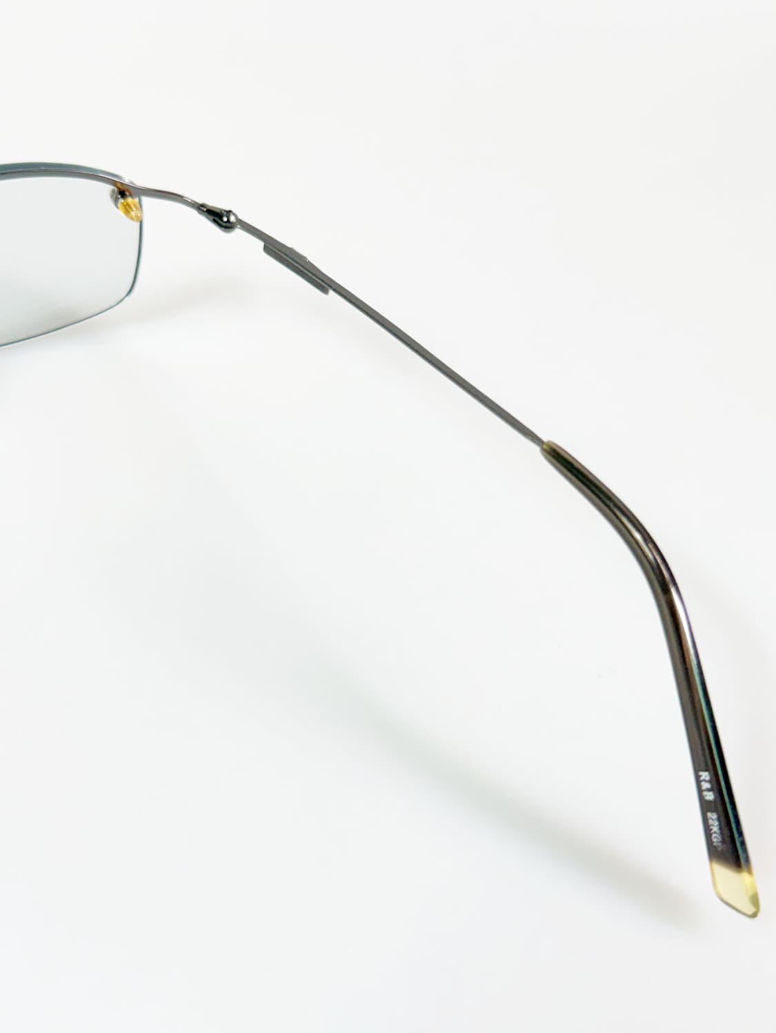 R&B EYEWEAR 무테 스퀘어 메탈 프레임 빈티지 안경 상품이미지6
