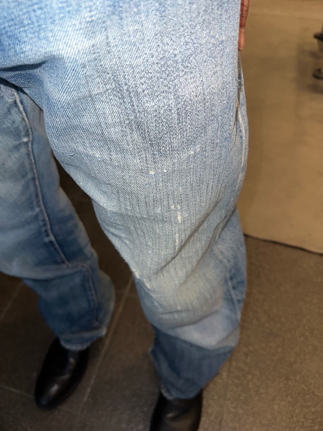 Denime repair detail denim washed pants 상품이미지6