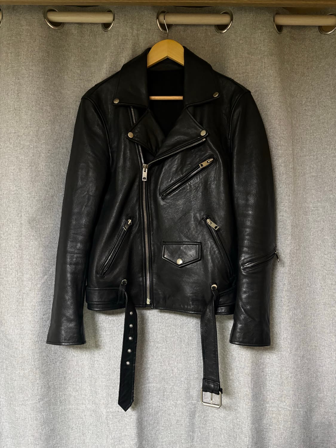 리얼레더 더블 라이더 자켓 상품이미지1