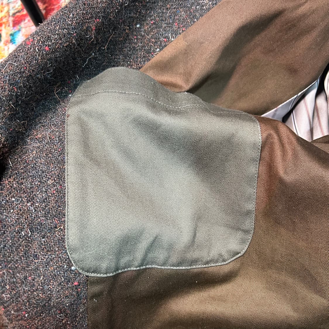 [XL] 나이젤 카본 울 트위드 자켓 Hospital Jacket 상품이미지5