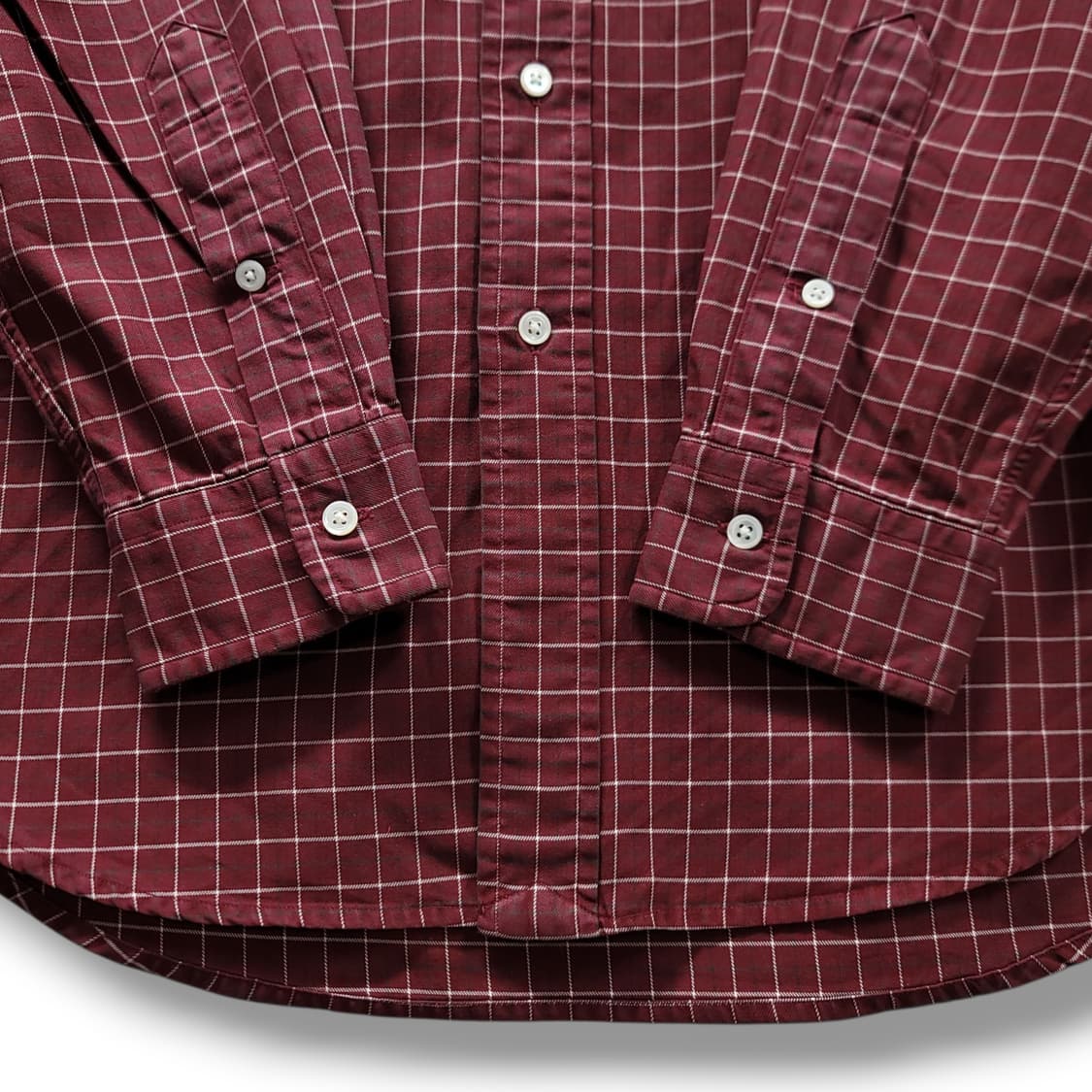 [M] 폴로 브라운 클래식핏 체크 긴팔셔츠 상품이미지7