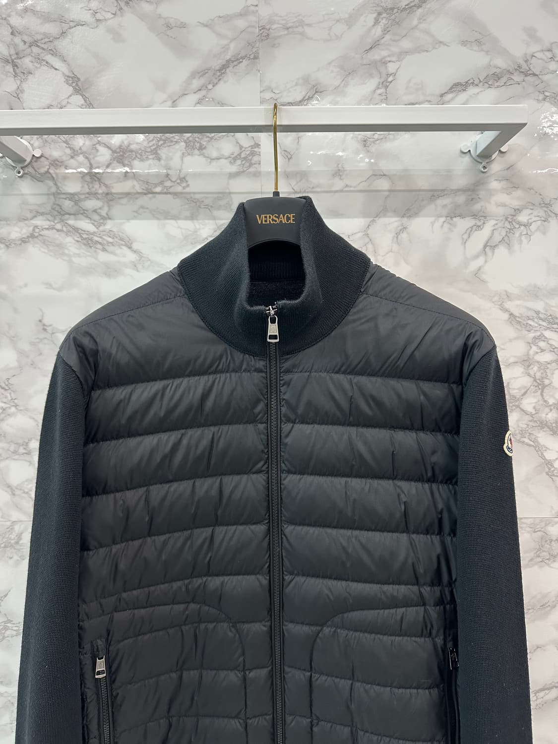 (XL) 몽클레어 김현우 니트패딩 블랙 상품이미지2