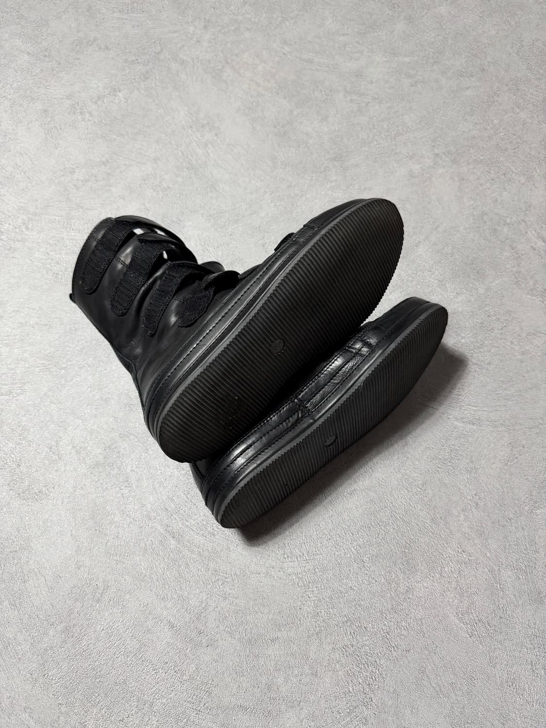 앤드뮐미스터 카프스킨 벨크로 하이탑스니커즈 상품이미지4