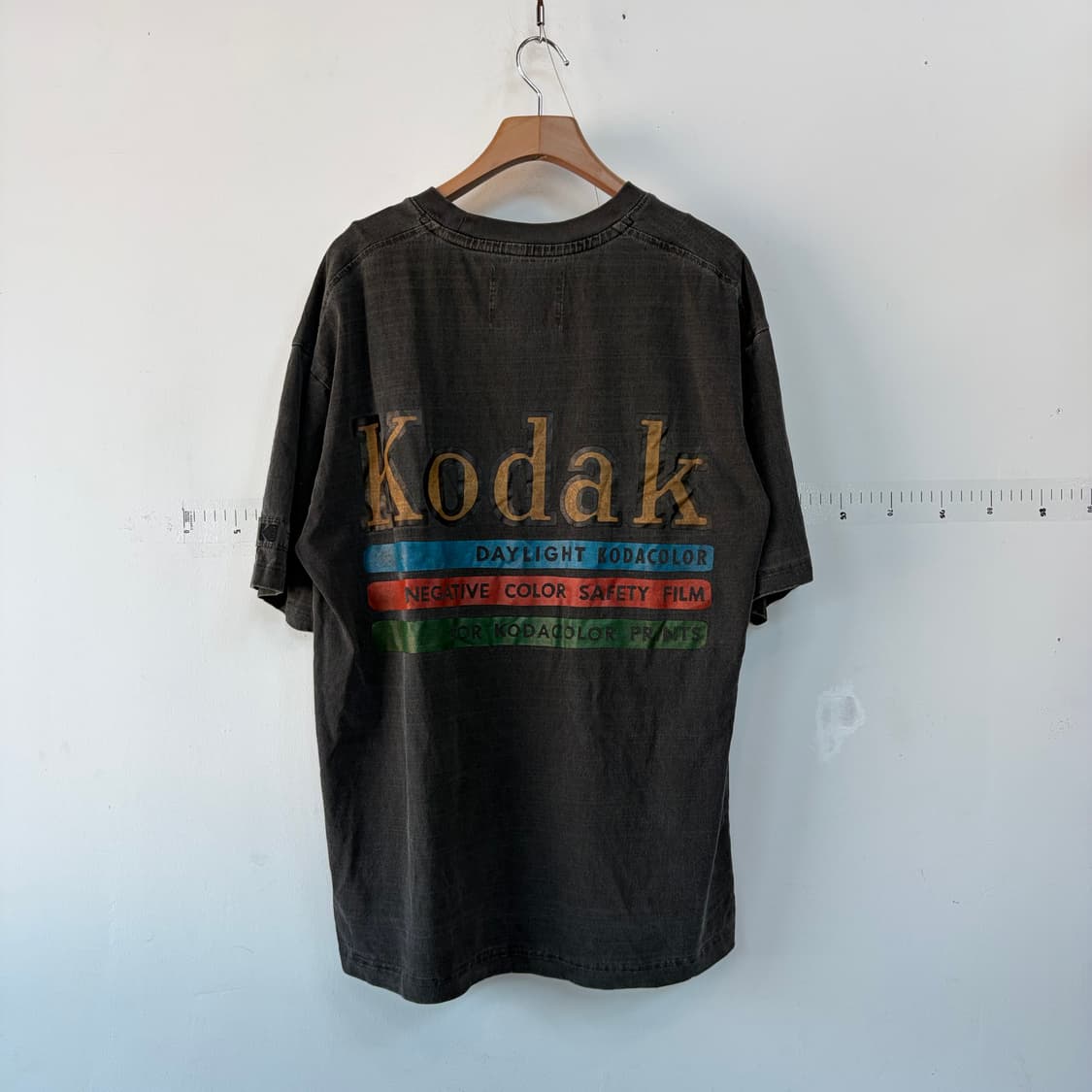 코닥 프린팅 반팔 티셔츠 블랙 상품이미지5