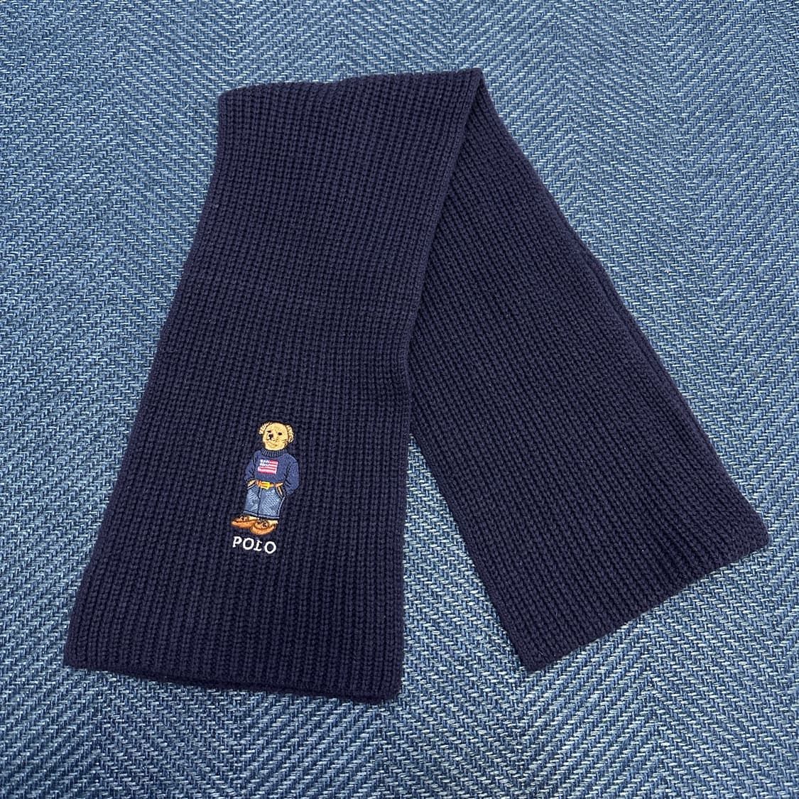 [Os] 폴로 베어 니트 머플러 상품이미지2