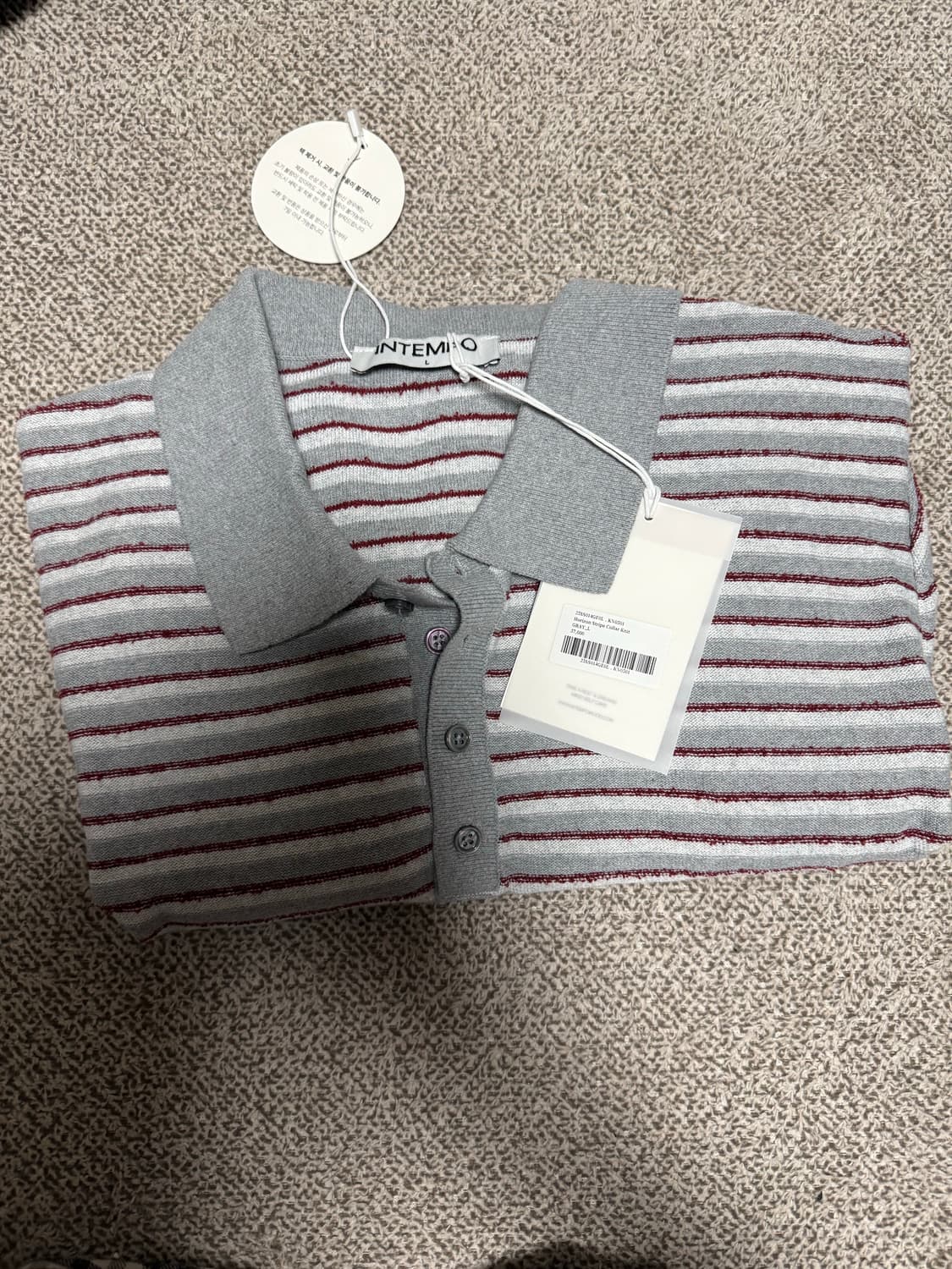 인템포무드 반팔 니트 상품이미지2