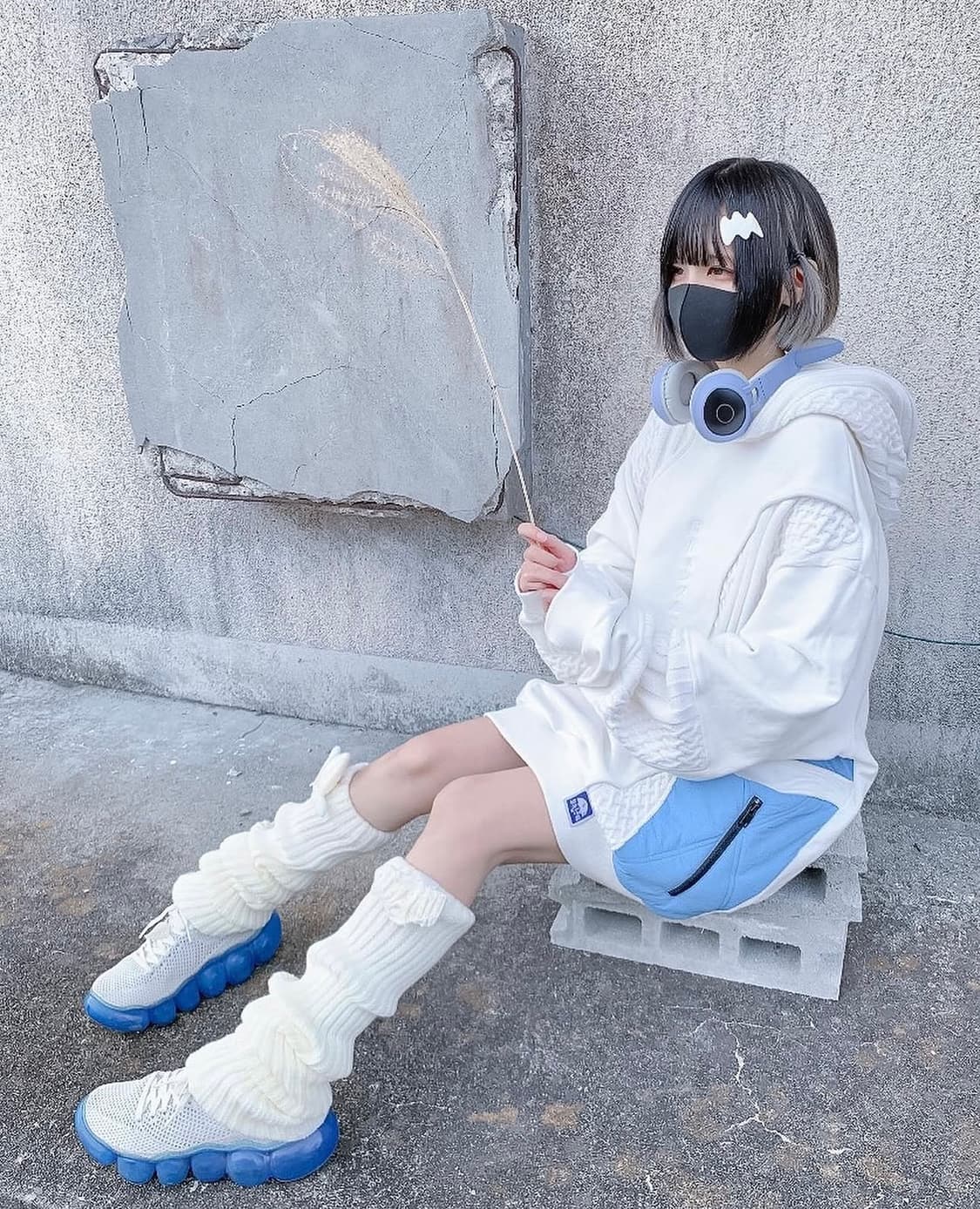 시마무라 누타 아노깔 두부멘탈 후드티 서브컬쳐 지뢰계 상품이미지2