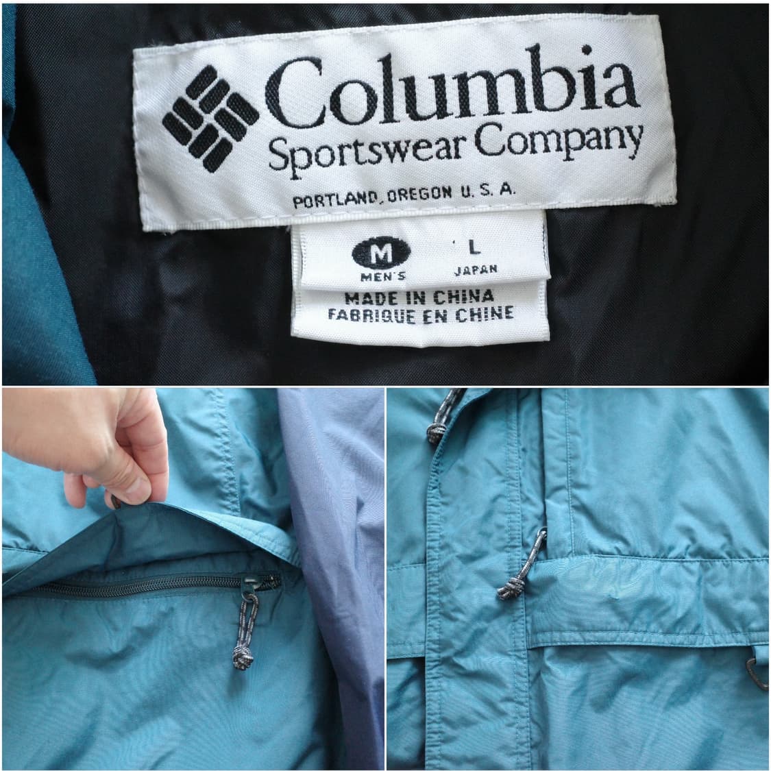 90s 빈티지 컬럼비아 기즈모 마운틴 파카 자켓 M(L) 상품이미지6