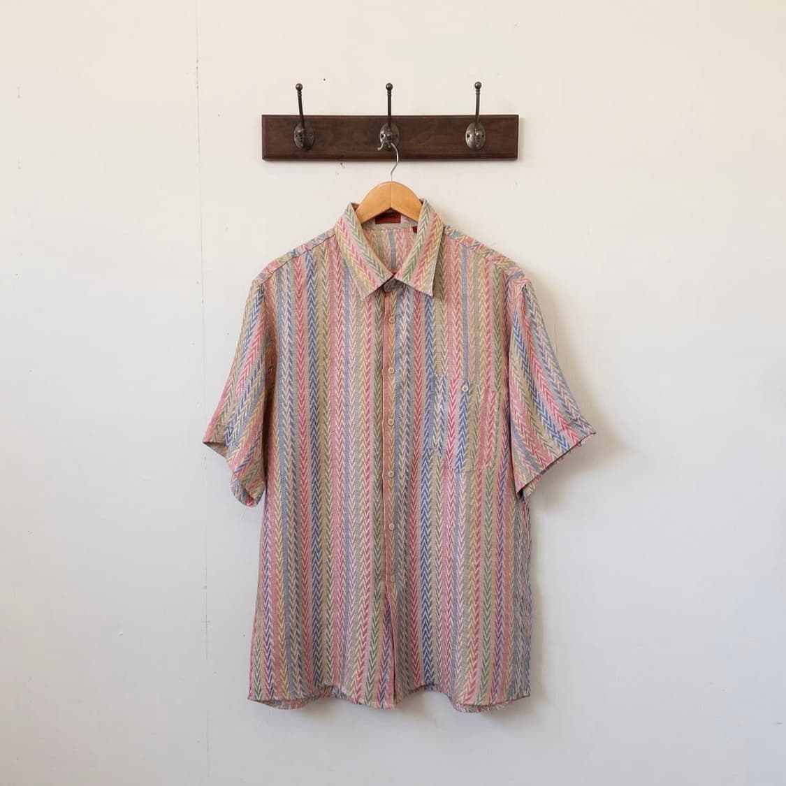 미쏘니 헤링본 린넨 셔츠 상품이미지2