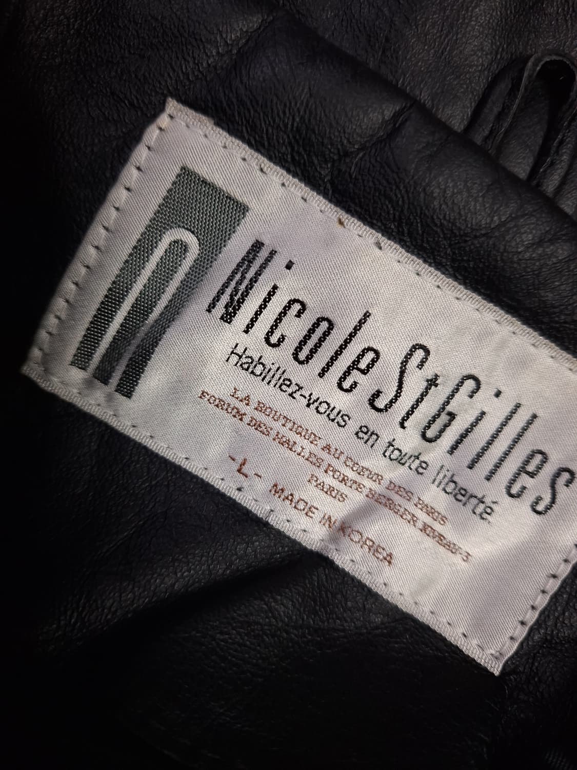 새제품 90's 국내산 리얼레더 봄버자켓 상품이미지2