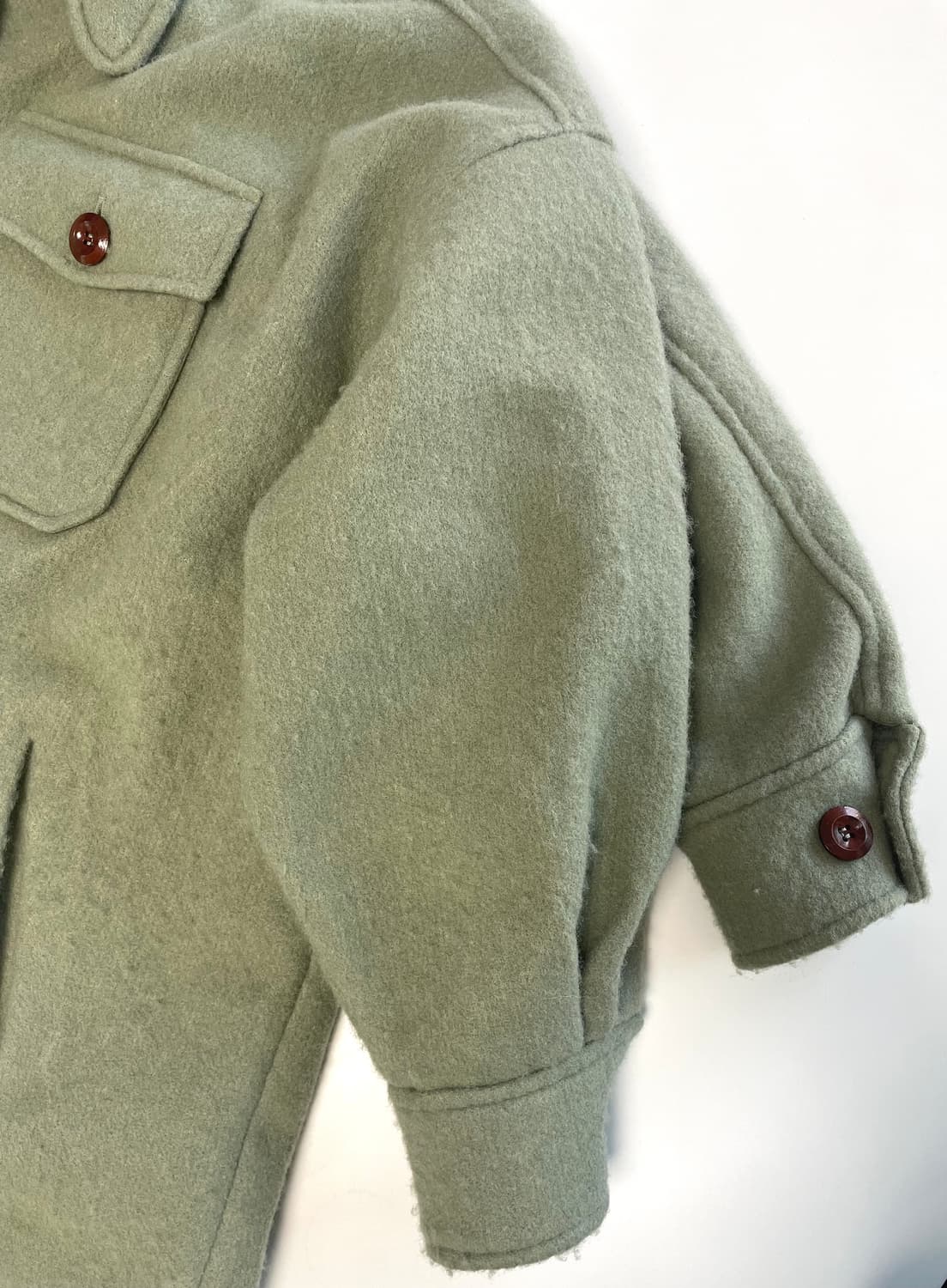 [S] Chloe 끌로에 부클 오버핏 코트 상품이미지6