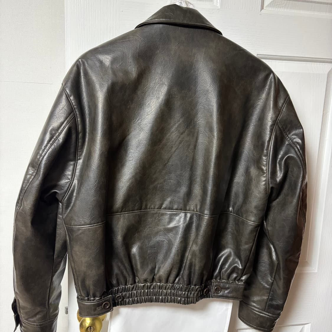 아모멘토 비건 레더 블루종 상품이미지6