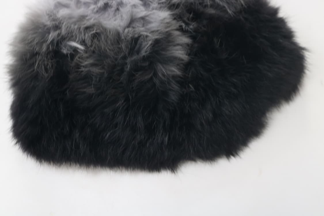 CA4LA 카시라 그라데이션 리얼 래빗 퍼 니트 버킷햇 상품이미지5