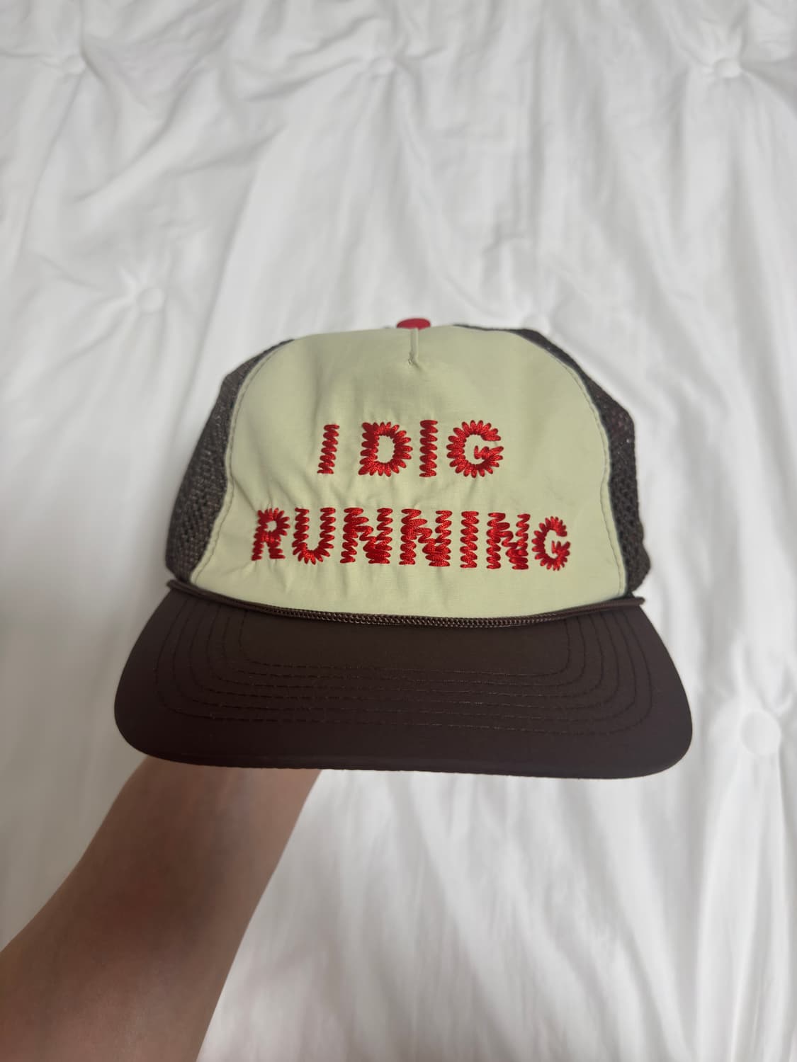 Alex Zono I Dig Running Trucker Hat OG B 상품이미지2