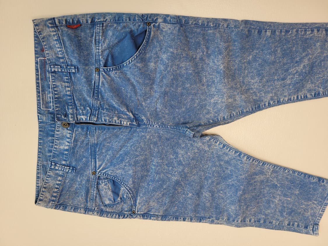 코데즈컴바인 남자 7부 워싱 청바지 34 블루 상품이미지3
