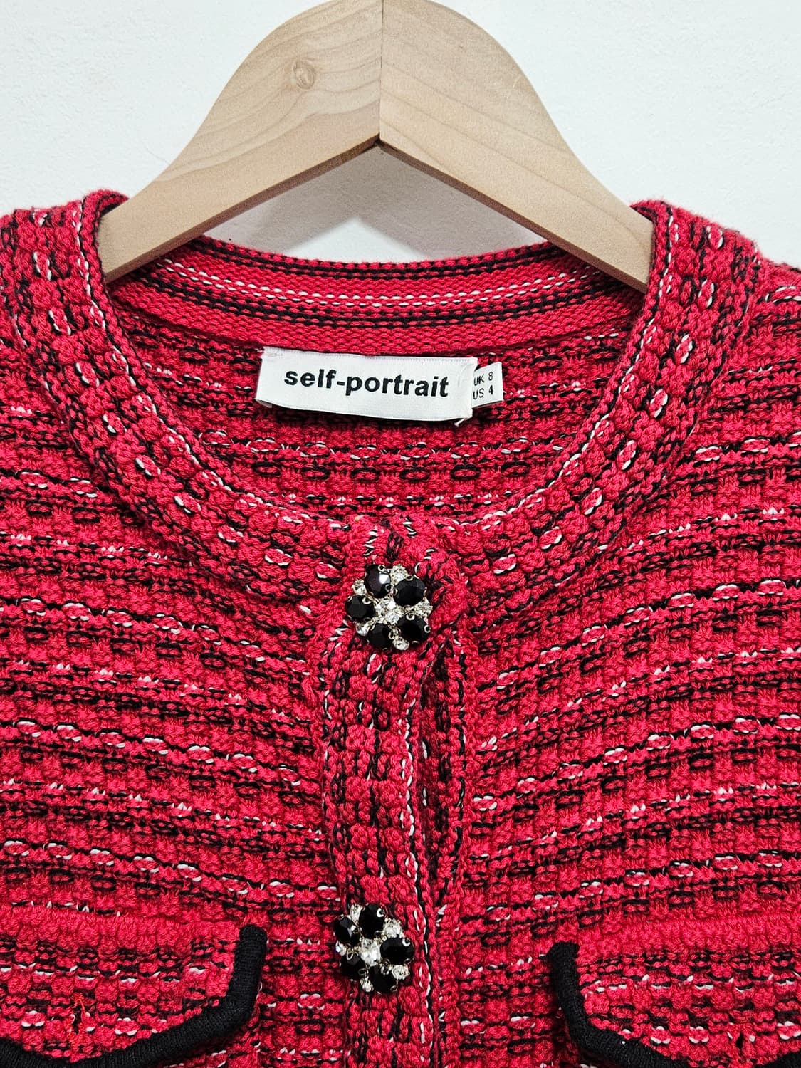 셀프포트레이트(self-portrait) 트위드 롱원피스 가디건S 상품이미지4