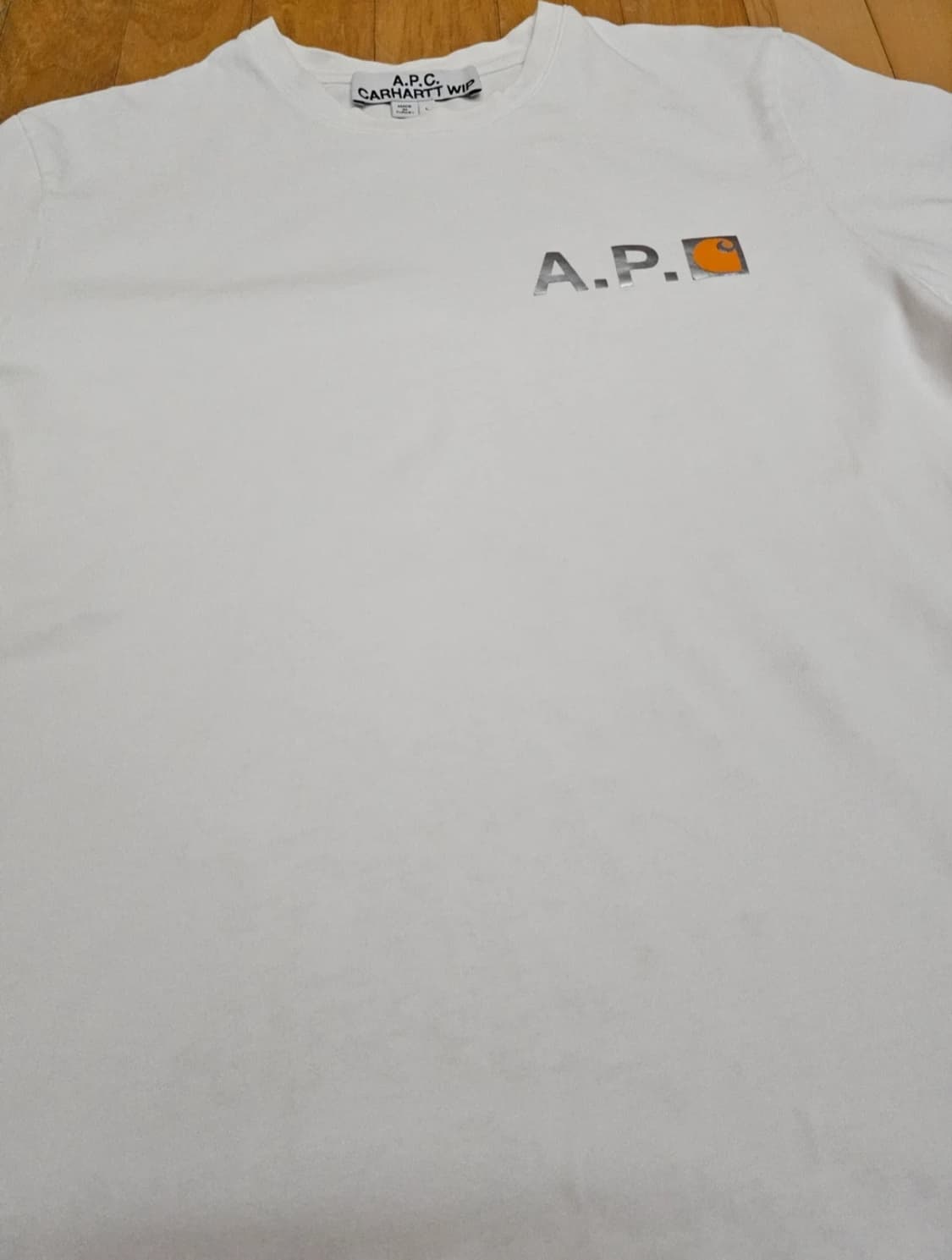 칼페쎄 칼하트 APC 아페쎄 반팔 티셔츠 흰티 상품이미지4