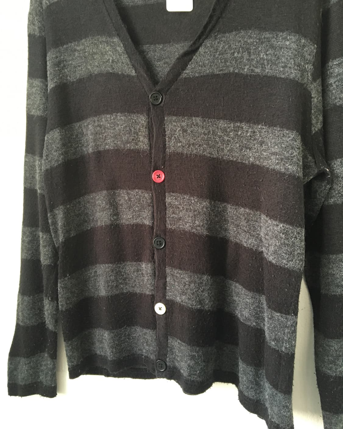 Stripe pattern knit cardigan 상품이미지4