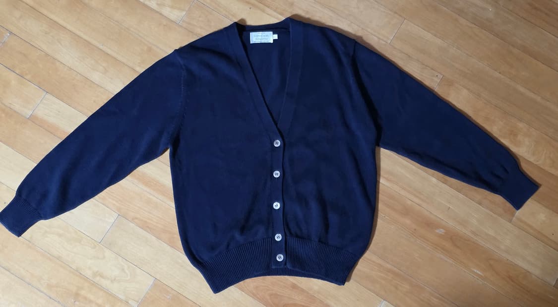 Benetton 베네통 네이비 코튼 가디건 상품이미지1