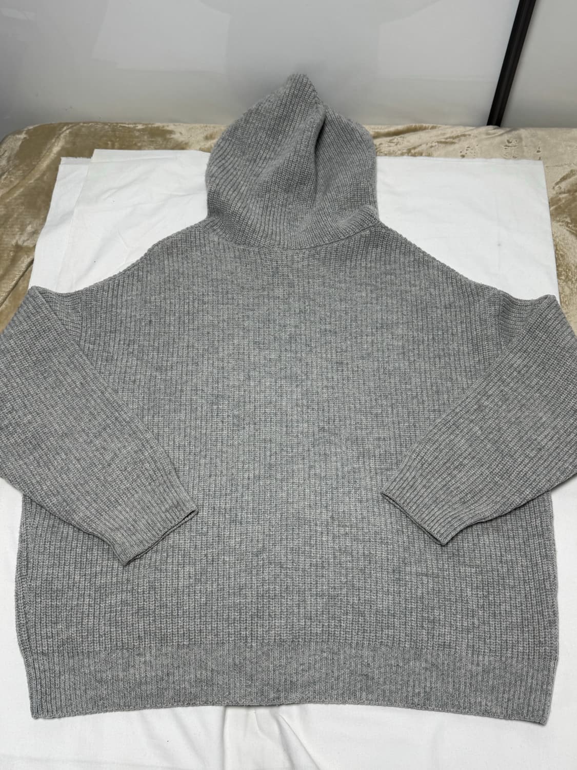 셀린느 / 리브드 울 로고 니트 후드 / M 상품이미지3