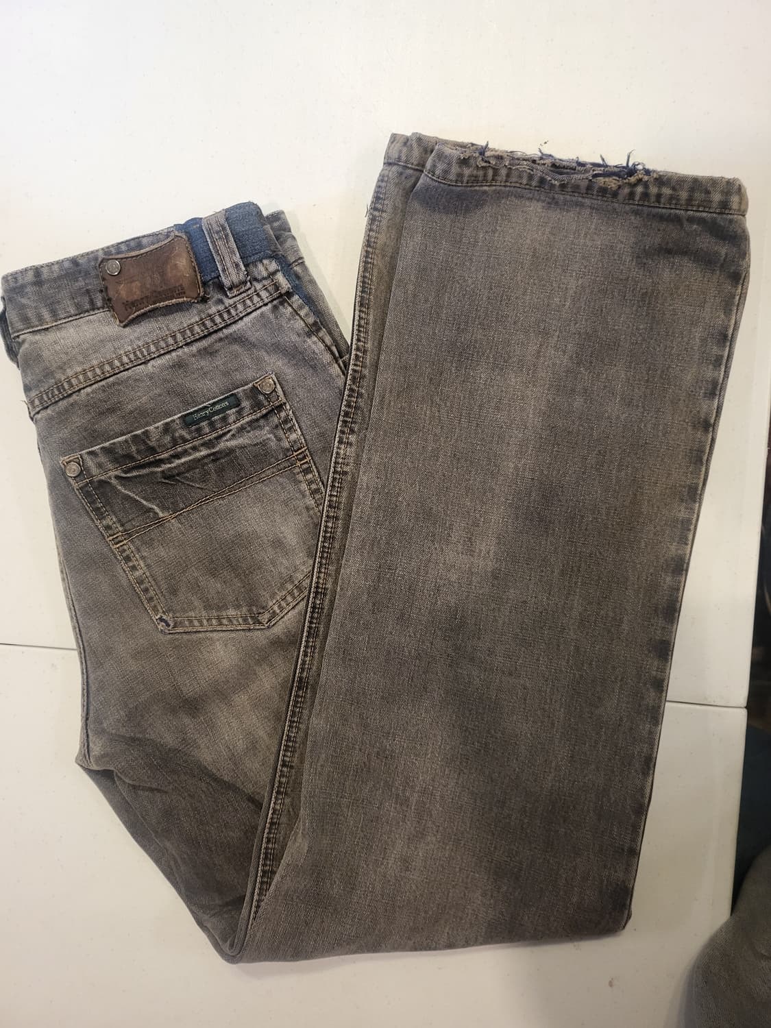 헨리코튼 워싱 데님 청바지 31인치 기장104 상품이미지1