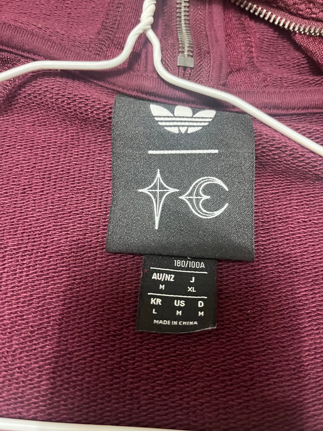 떠그클럽 아디다스 후드집업 상품이미지4