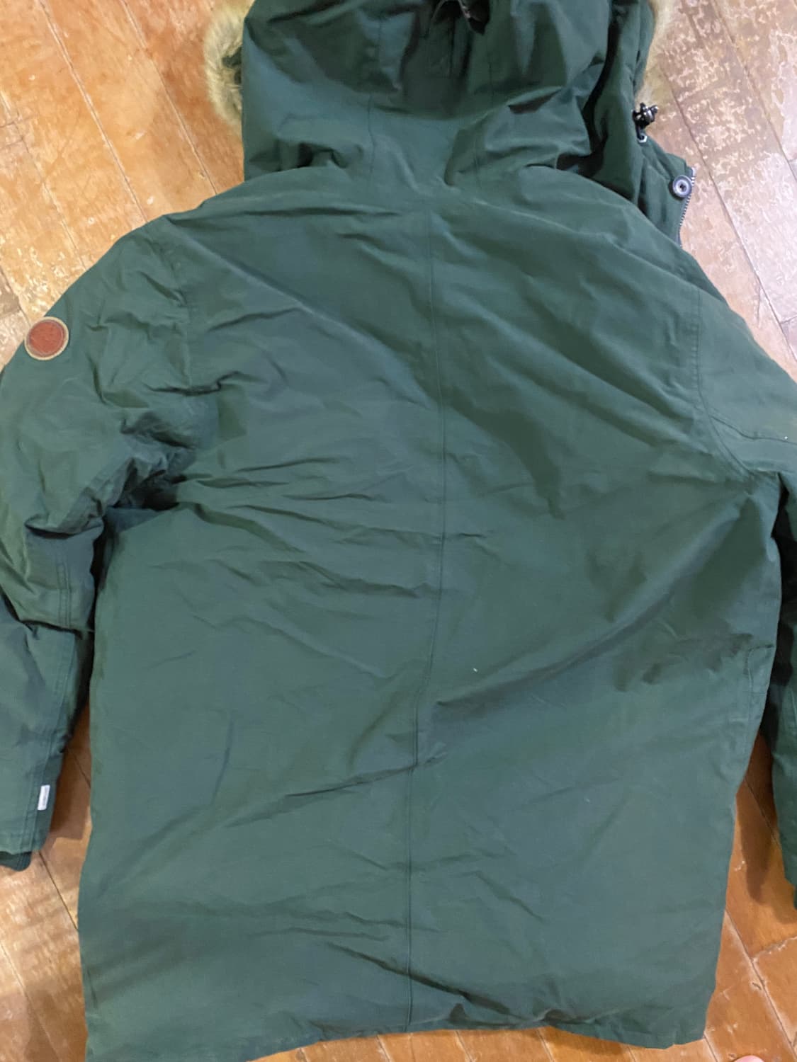 Timberland 다운 올리브그린 파카 XL 상품이미지8