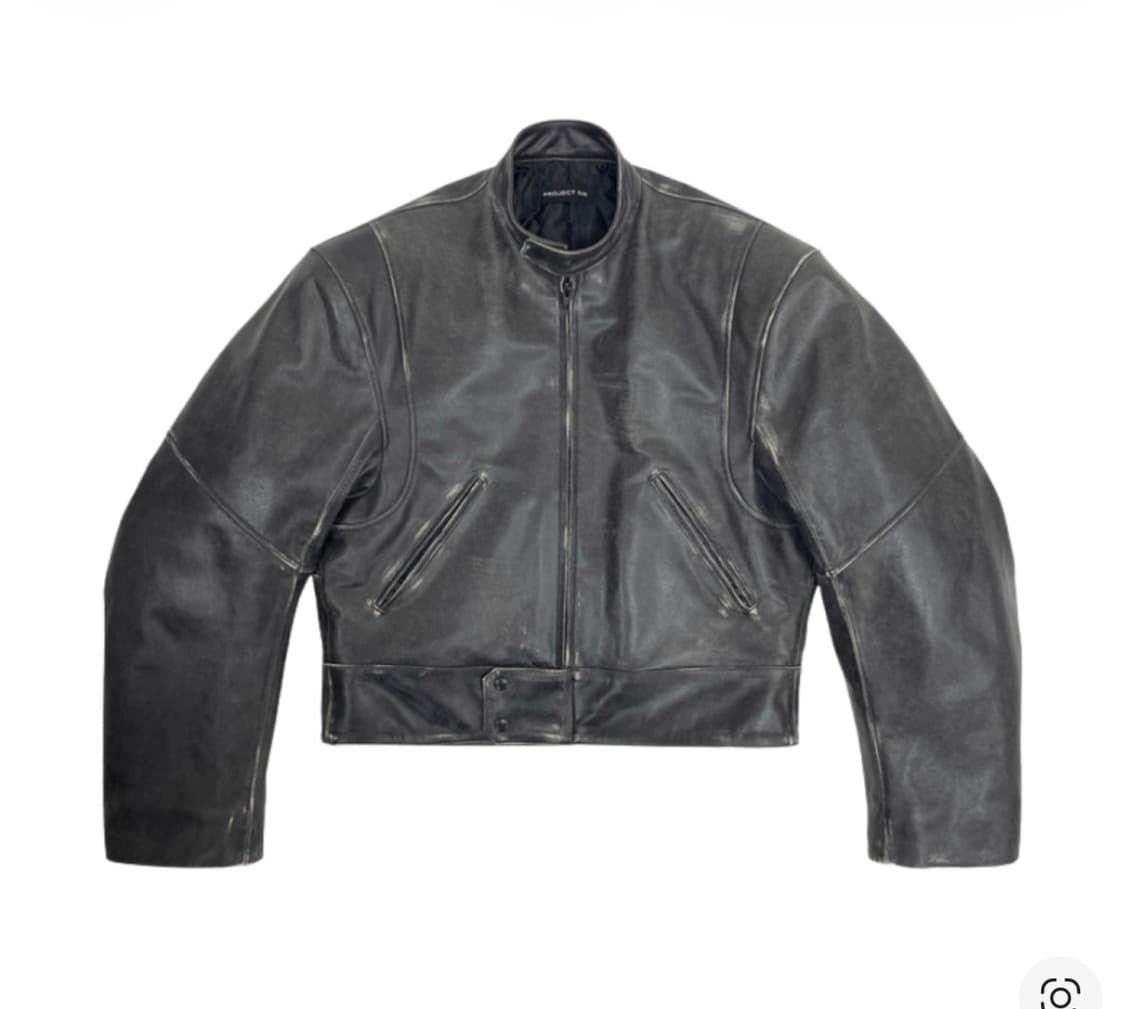 프로젝트gr 프로토콜인덱스 디스트레스 바이커 레더자켓 2사이즈 유일매물 상품이미지1