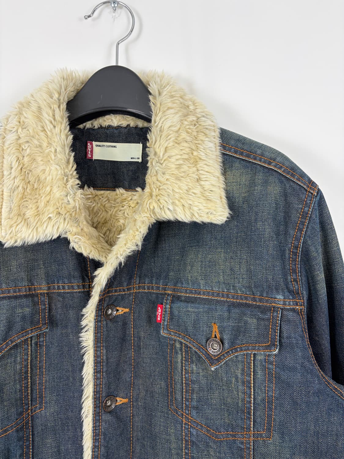 a9) 리바이스 셰르파 데님 트러커자켓 상품이미지2