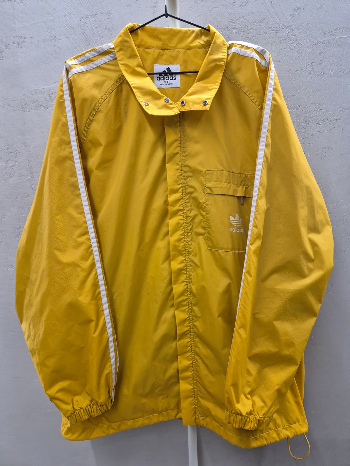 아디다스 옐로우 바람막이 105사이즈 상품이미지2
